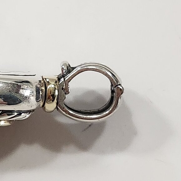 Vintage XL David Yurman 925/14K Lemon Quartz Albion Enhancer - Picture 6 of 10